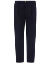 Herno - Pleat-Detail Trousers - Lyst