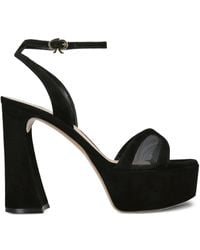Gianvito Rossi - 105Mm Platform Ankle-Strap Sandals - Lyst