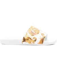 Versace Jeans Couture - Printed Slides - Lyst