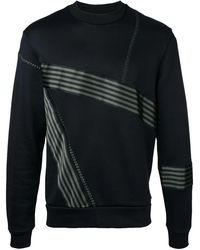 WOOYOUNGMI - Striped Trim Sweatshirt - Lyst