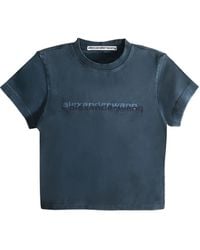 Alexander Wang - Logo-Print Short-Sleeve T-Shirt - Lyst