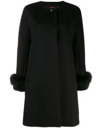 Max Mara Studio 'Derrik' Mantel - Schwarz