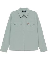 Fred Perry - Giacca-Camicia Con Zip - Lyst