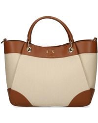 ARMANI EXCHANGE - Logo-Detail Tote Bag - Lyst