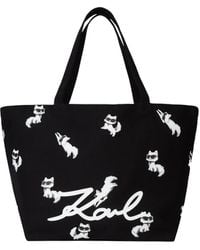 KARL LAGERFELD - K/Ikon Choupette Tote Bag - Lyst