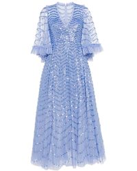 Needle & Thread - Shimmer Wave Gown - Lyst