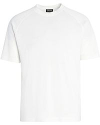 Zegna - High Performance Wool T-shirt - Lyst