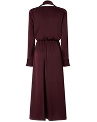 pinko horse dress Pinko Reimagine By Pinko X Patrick Mc Dowell Long Satin Dress With Horse  Print Pink/Nude Pinko