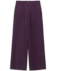 Shanghai Tang - Flared-Leg Trousers - Lyst
