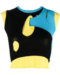 Loewe - Colour-block Cut-out Top - Lyst