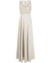 Brunello Cucinelli - Vestido de fiesta sin mangas con lentejuelas - Lyst