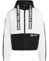 Karl Lagerfeld - Chaqueta de dos tonos - Lyst