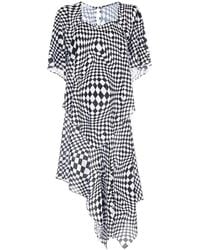 Pushbutton - Marta Kleid Mit Print - Lyst