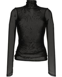 Cinq À Sept - Crystal-Embellished Tulle T-Shirt - Lyst