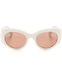 Gucci - GG Sonnenbrille mit eckigem Gestell - Lyst