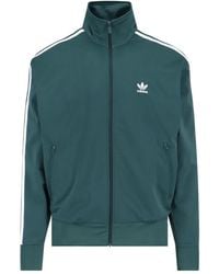 adidas - Top Sportivo Firebird Con Dettaglio A 3 Righe - Lyst