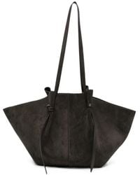 Yuzefi - Large Mochi Suede Shoulder Bag - Lyst