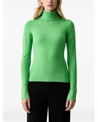 Patrizia Pepe - Pull En Laine À Col Roulé Et Plaque Logo - Lyst