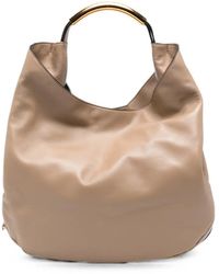 Moschino - Handle Me Logo-Plaque Tote Bag - Lyst
