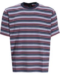 PS by Paul Smith - T-shirt en coton à rayures - Lyst