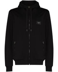 Dolce & Gabbana - Cotton Plate Hoodie - Lyst