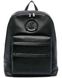 Just Cavalli - Appliqué-logo Mesh-panel Backpack - Lyst