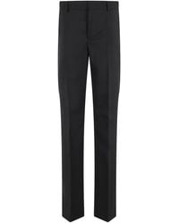 Moschino - Straight Leg Pants With Belt Loops - Lyst
