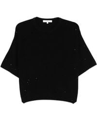 Antonelli - T-Shirt À Ornements En Sequins - Lyst