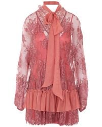 Aniye By - Robe Courte À Volants - Lyst