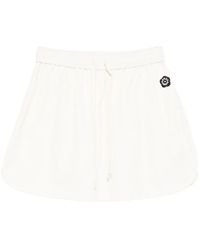 KENZO - Minirock Mit Kordelzug - Lyst