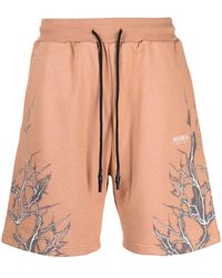 Phobia - Lightning-Print Cotton Shorts - Lyst