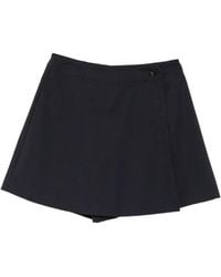 Manuel Ritz - Wrap-Design Button-Fastening Skirt - Lyst