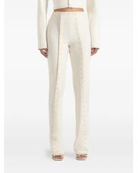 Manière De Voir - Therese Button-Detail Trousers - Lyst