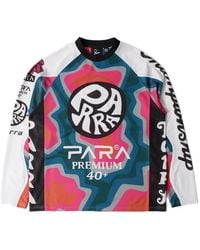 by Parra - Mtb Competition Graphic-Print Long-Sleeve T-Shirt - Lyst