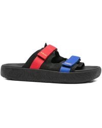 Veja - Suede Double-Strap Sandals - Lyst