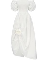 Sleeper - Cotton Midi Dress - Lyst