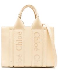 Chloé - Woody Small Leather Tote - Lyst