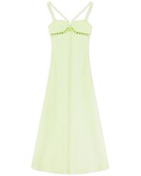 Jonathan Simkhai - Sevilla Sleeveless Midi Dress - Lyst