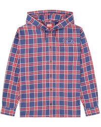 DIESEL - S-Dewny Checked Hooded Jacket - Lyst