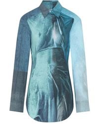 Jean Paul Gaultier - The Water Printed Buttoned Shirt - Lyst