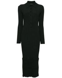 Proenza Schouler - Sunburst Ribbed Midi Dress - Lyst