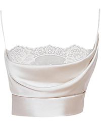 SEEN USERS - My Roman Empire Lace-Trim Top - Lyst