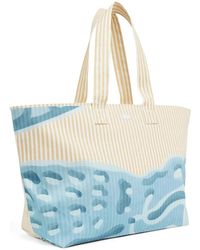 Lacoste - Striped Tote Bag - Lyst