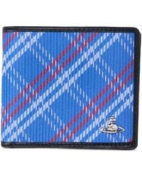 Vivienne Westwood - Tartan-Print Orb-Plaque Wallet - Lyst