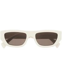 Gucci - Long Rectangular-Frame Sunglasses - Lyst