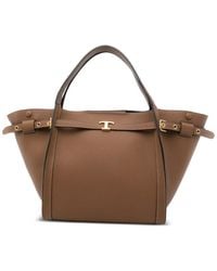 Tod's - Small T Signature Leather Tote Bag - Lyst