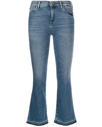 Twin Set Cropped Jeans - Blauw