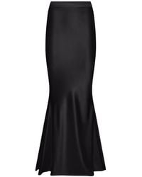 ALEXIA & ANTONIA - Bias-Cut Silk Maxi Skirt - Lyst