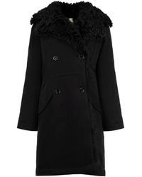 TOTEME - Shearling Cotton Parka Washed - Lyst