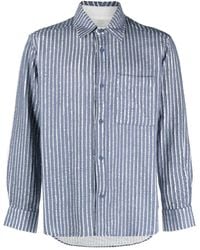 Craig Green - Ripped Striped Cotton Shirt - Lyst